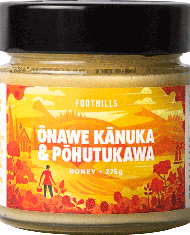 Onawe Kanuka & Pohutukawa Honey - Kanuka Honey Blend from Foothills Honey